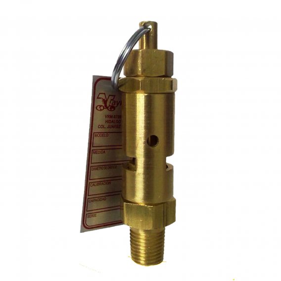 Valvula de Seguridad tipo argolla de 1/2"
